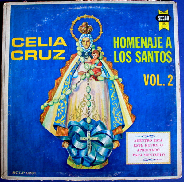 Celia Cruz : Homenaje A Los Santos Vol. 2 (LP, Album)