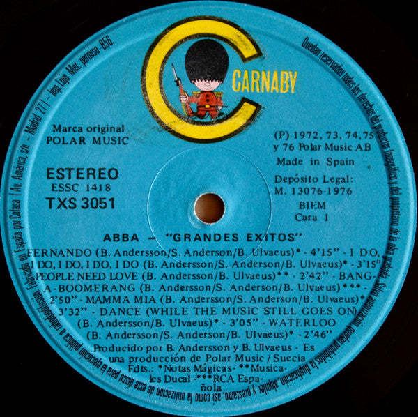 ABBA : Grandes Exitos (LP, Comp, Gat)
