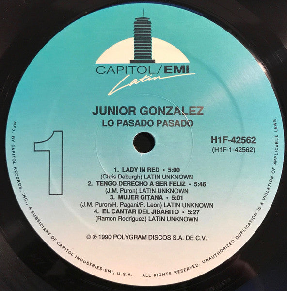 Junior Gonzalez : Lo Pasado Pasado (LP)