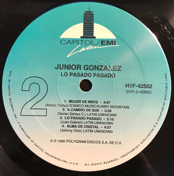Junior Gonzalez : Lo Pasado Pasado (LP)
