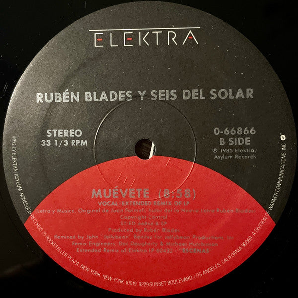 Ruben Blades Y Seis Del Solar : Move On (Muévete) / Muévete (12")