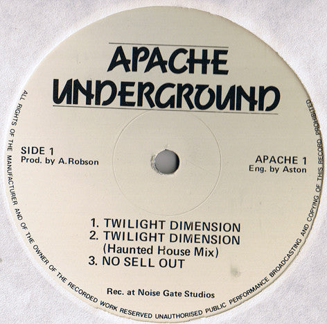 Apache Underground : Twilight Dimension (12")
