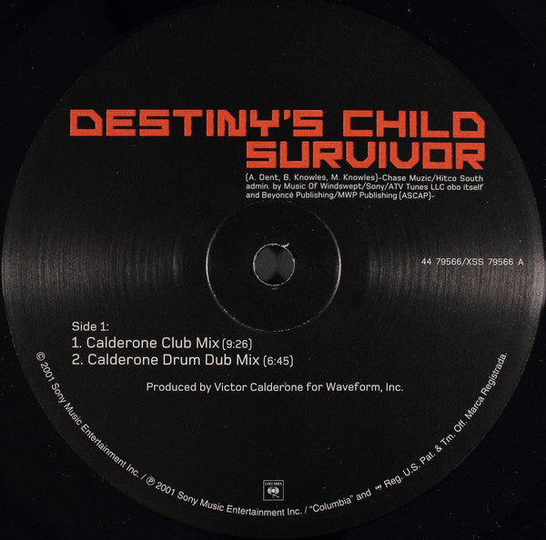 Destiny's Child : Survivor (Dance Mixes) (12")