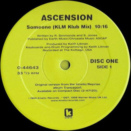 Ascension : Someone (2x12", Ltd)