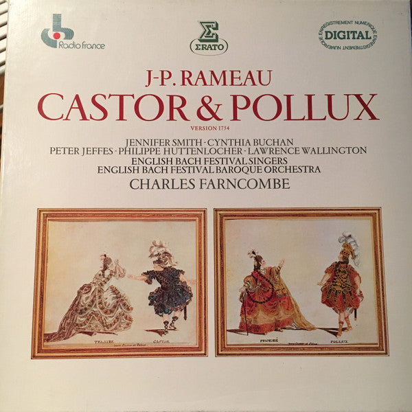 Jean-Philippe Rameau - Jennifer Smith (3), Cynthia Buchan, Peter Jeffes, Philippe Huttenlocher, Lawrence Wallington, English Bach Festival Baroque Orchestra, Charles Farncombe : Castor Et Pollux (3xLP)
