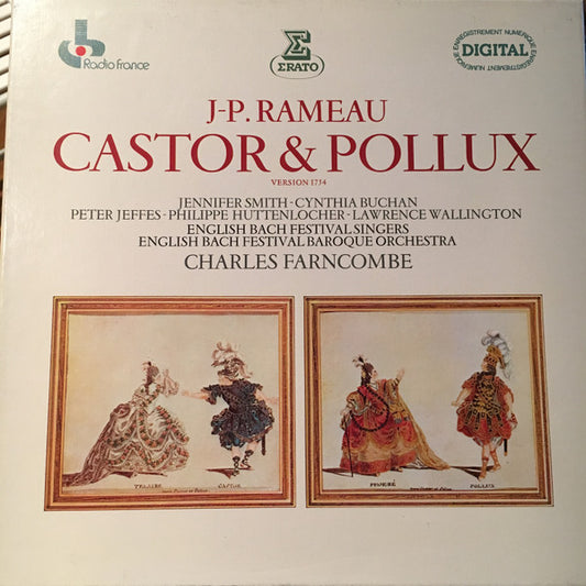 Jean-Philippe Rameau - Jennifer Smith (3), Cynthia Buchan, Peter Jeffes, Philippe Huttenlocher, Lawrence Wallington, English Bach Festival Baroque Orchestra, Charles Farncombe : Castor Et Pollux (3xLP)