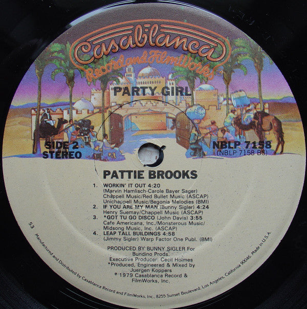Pattie Brooks : Party Girl (LP, Album)