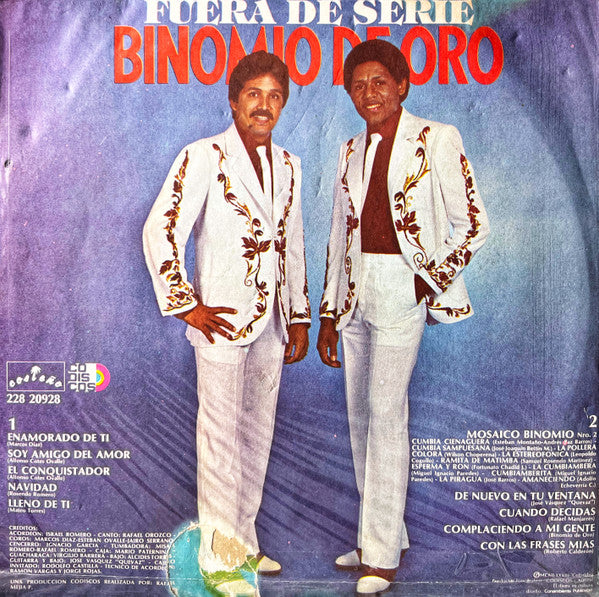 Binomio De Oro : Fuera De Serie (LP, Album)