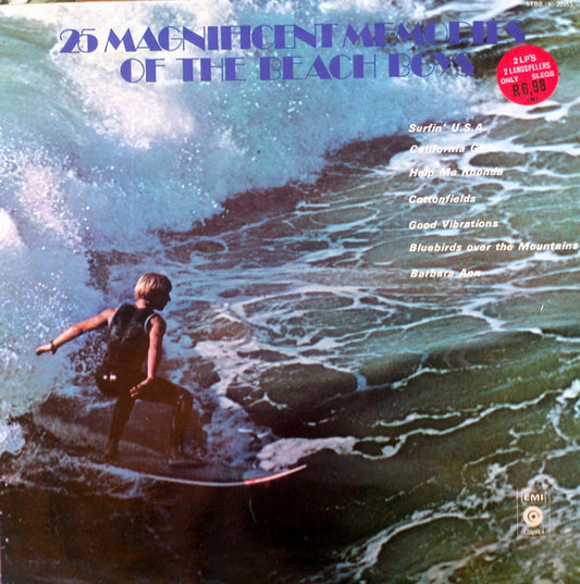 The Beach Boys : 25 Magnificent Memories Of The Beach Boys (LP, Comp, Gat)