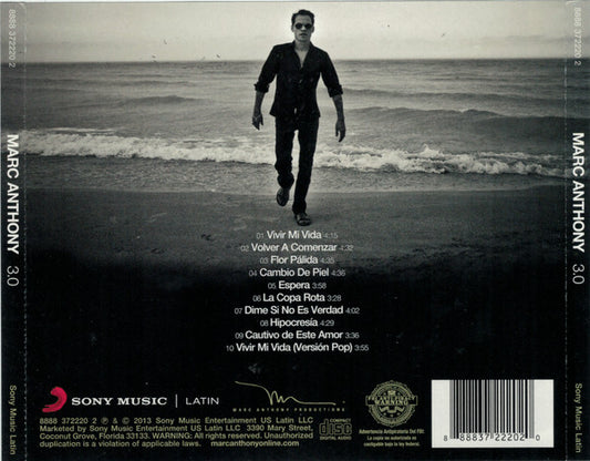 Marc Anthony : 3.0 (CD, Album)