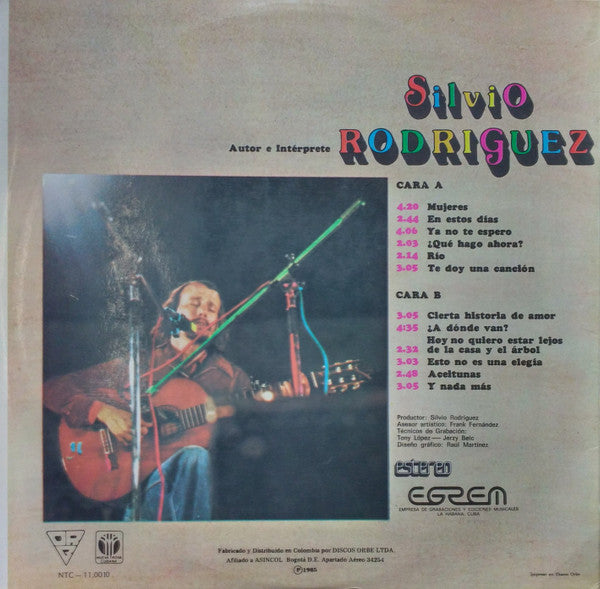 Silvio Rodríguez : Mujeres (LP, Album, RE)