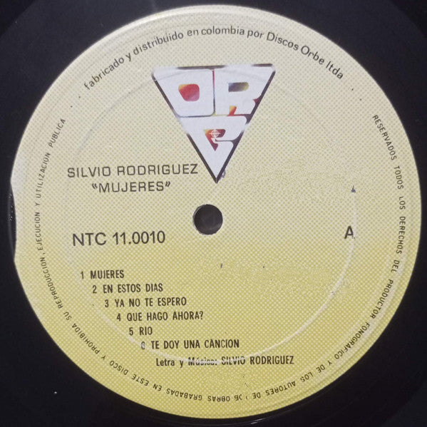 Silvio Rodríguez : Mujeres (LP, Album, RE)