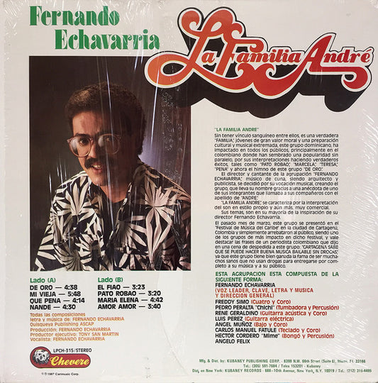 La Familia André : Amor Amor (LP, Album)