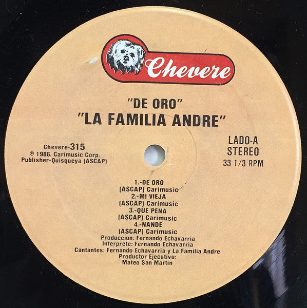 La Familia André : Amor Amor (LP, Album)