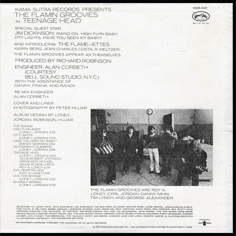 The Flamin' Groovies : Teenage Head (LP, Album)