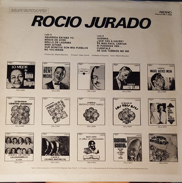 Rocio Jurado : ROCIO (LP, Album)