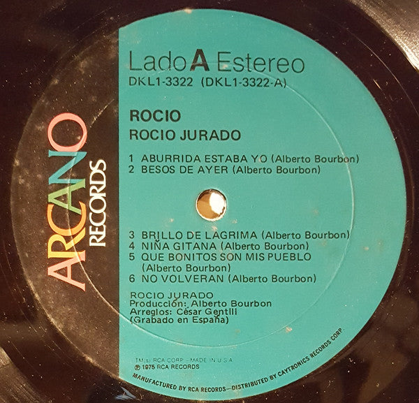 Rocio Jurado : ROCIO (LP, Album)