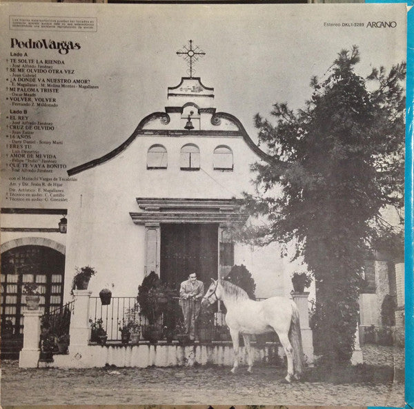 Pedro Vargas Con Mariachi Vargas de Tecalitlán : El Rey (LP, Album)