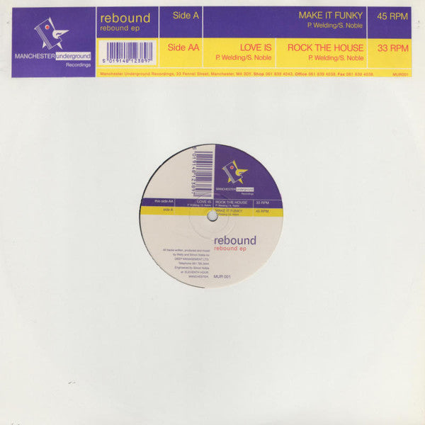 Rebound : Rebound EP (12", EP)