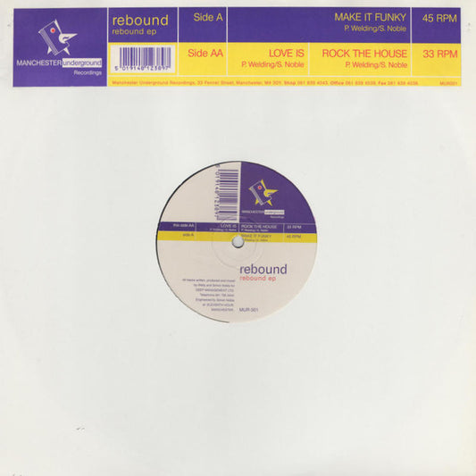 Rebound : Rebound EP (12", EP)
