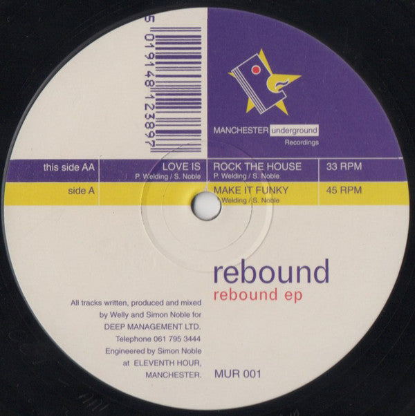 Rebound : Rebound EP (12", EP)