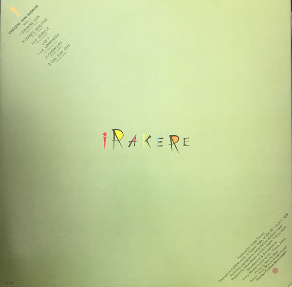 Irakere : Chekeré Son (LP, Album, Gat)
