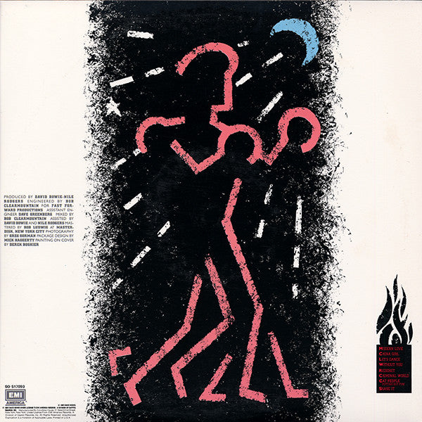 David Bowie : Let's Dance (LP, Album, Club, Col)