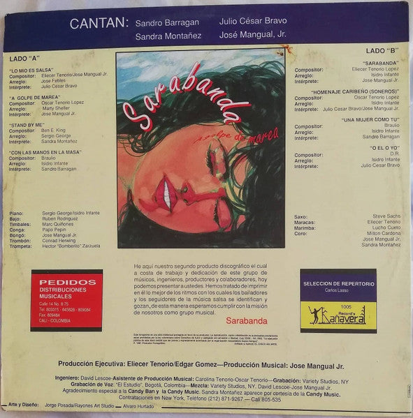 Sarabanda : Sarabanda A Golpe De Marea (LP, Album)