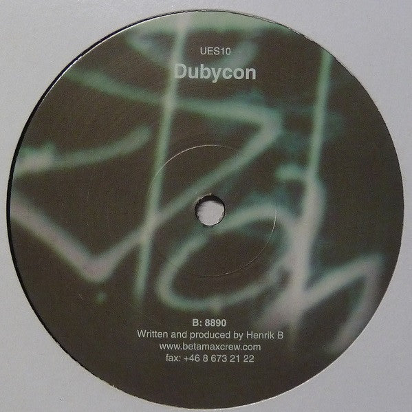 Henrik B : Dubycon (12")