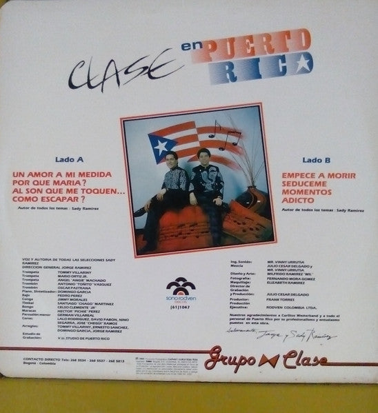 Grupo Clase : En Puerto Rico (LP, Album)