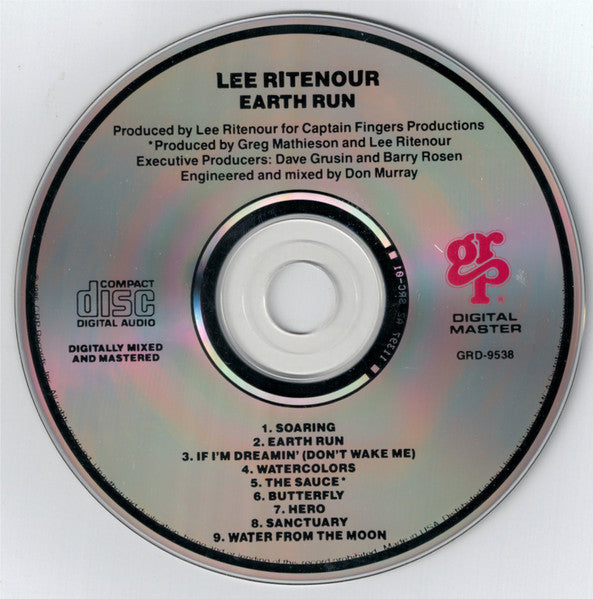 Lee Ritenour : Earth Run (CD, Album)