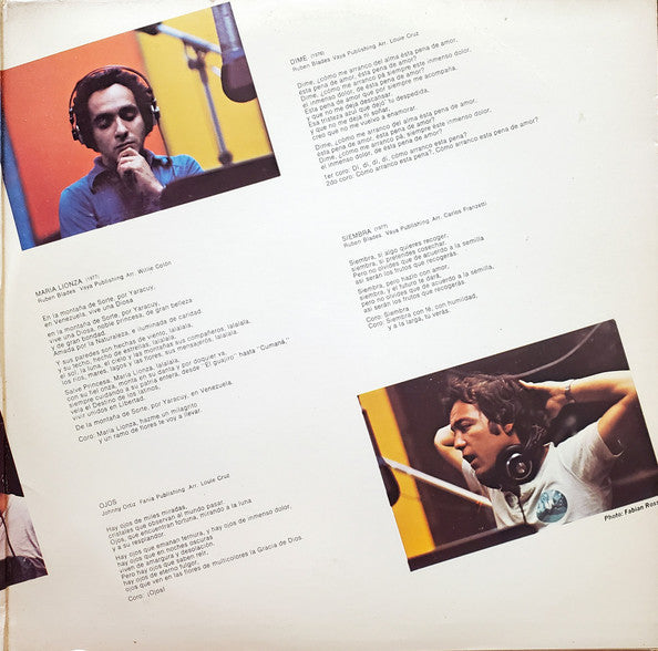 Willie Colon* & Ruben Blades : Siembra (LP, Album, Gat)