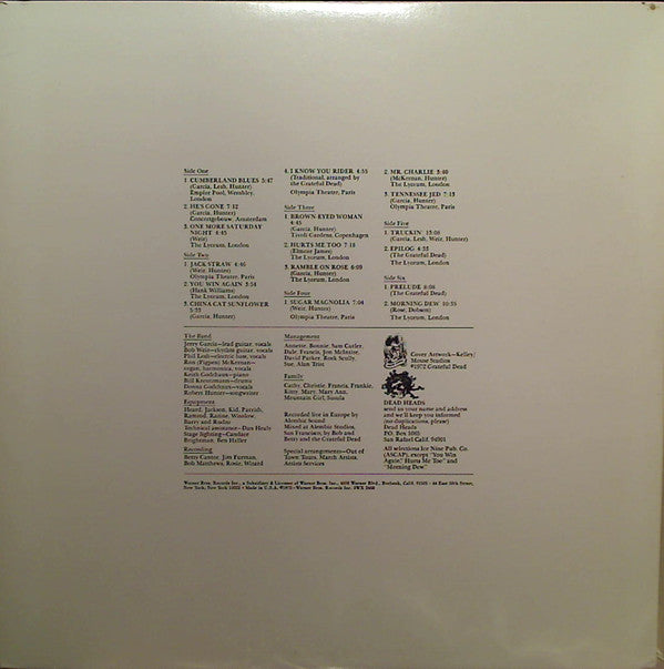 The Grateful Dead : Europe '72 (3xLP, Album, RP, Tri)