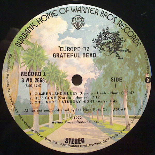 The Grateful Dead : Europe '72 (3xLP, Album, RP, Tri)
