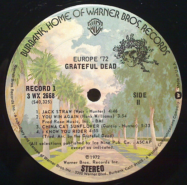 The Grateful Dead : Europe '72 (3xLP, Album, RP, Tri)
