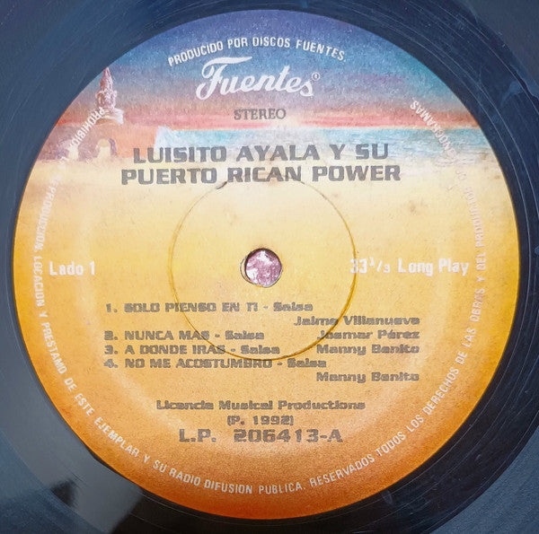 Luisito Ayala Y Su Puerto Rican Power : Con Todo El Power (LP, Album)
