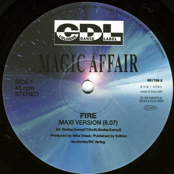 Magic Affair : Fire (12")