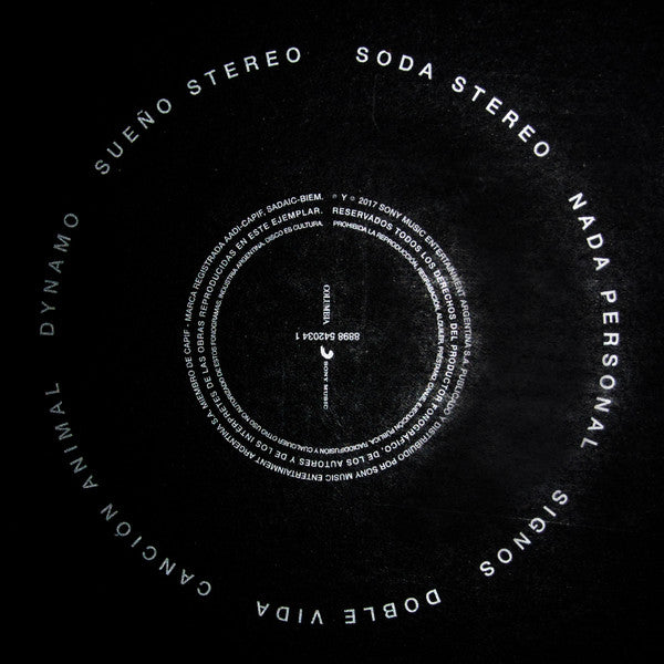 Soda Stereo : Caja Negra (Box, Comp + LP, RE + LP, RE + LP, RE + LP, RE + LP)