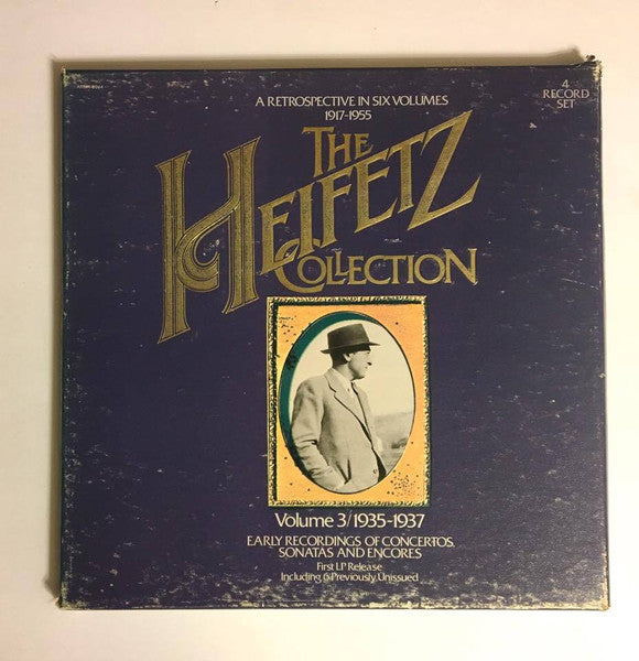 Jascha Heifetz : The Heifetz Collection • Volume 3 / 1935-1937 (4xLP, Mono + Box, Comp)