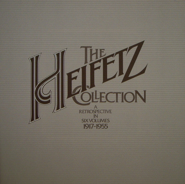 Jascha Heifetz : The Heifetz Collection • Volume 3 / 1935-1937 (4xLP, Mono + Box, Comp)