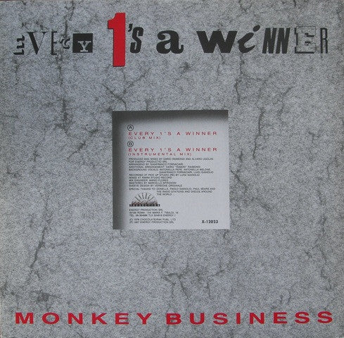 Monkey Business (2) : Every 1's A Winner (12")