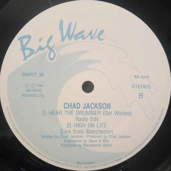 Chad Jackson : Hear The Drummer (Get Wicked) (12")