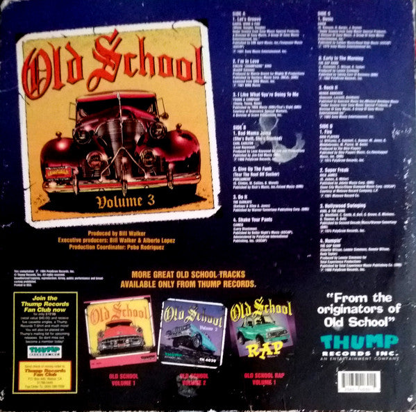 Various : Old School Volume 3 (2xLP, Comp, Yel)