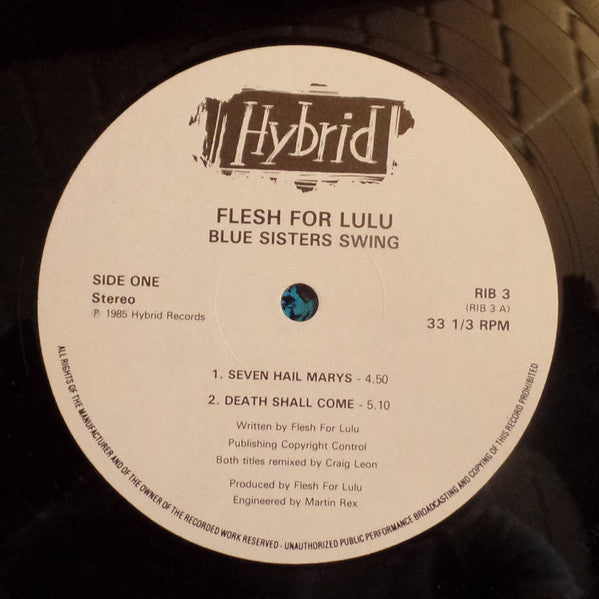 Flesh For Lulu : Blue Sisters Swing (12", EP)