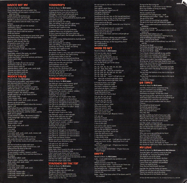 Rick James : Throwin' Down (LP, Album, Club, CRC)