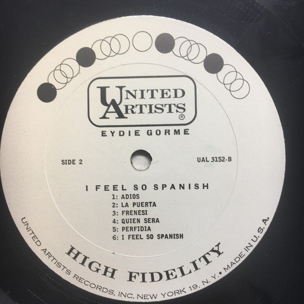 Eydie Gormé : I Feel So Spanish (LP, Mono, Promo)