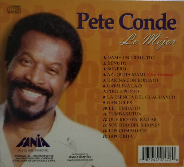 Pete El Conde* : Lo Mejor  (CD, Comp)
