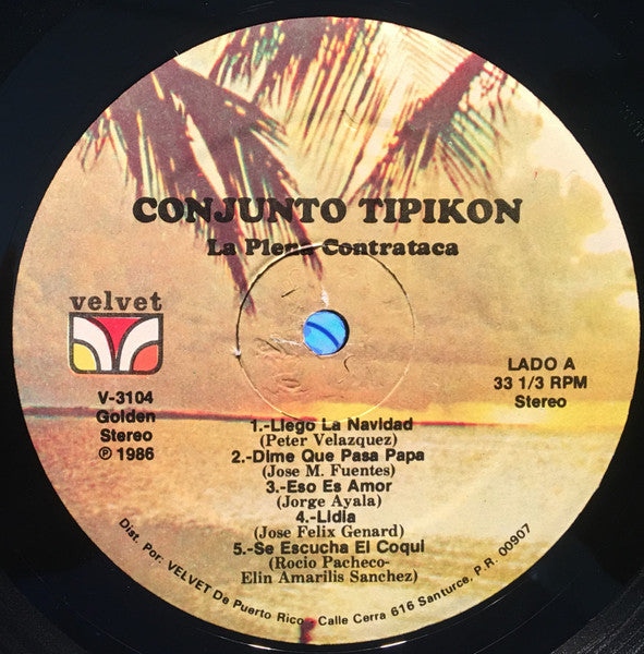 Conjunto Tipikón : La Plena Contraataca (LP, Album)