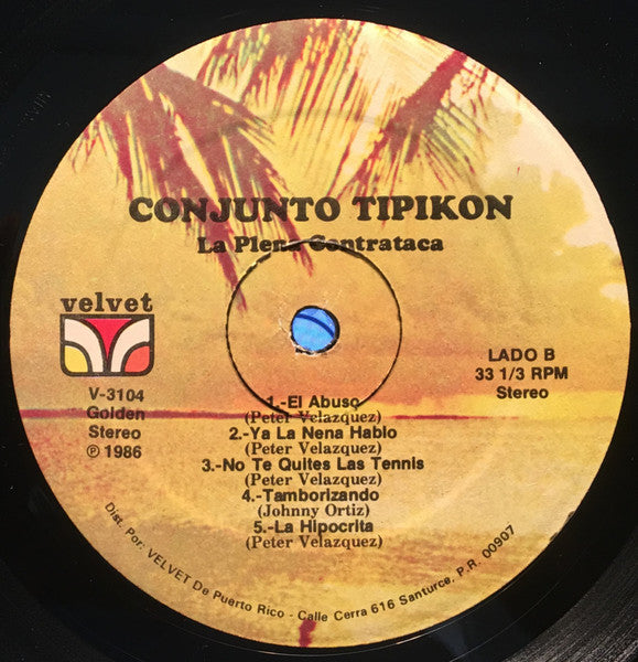 Conjunto Tipikón : La Plena Contraataca (LP, Album)