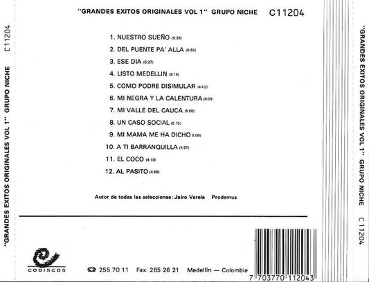 Grupo Niche : Grandes Exitos Originales Vol.1 (CD, Comp)
